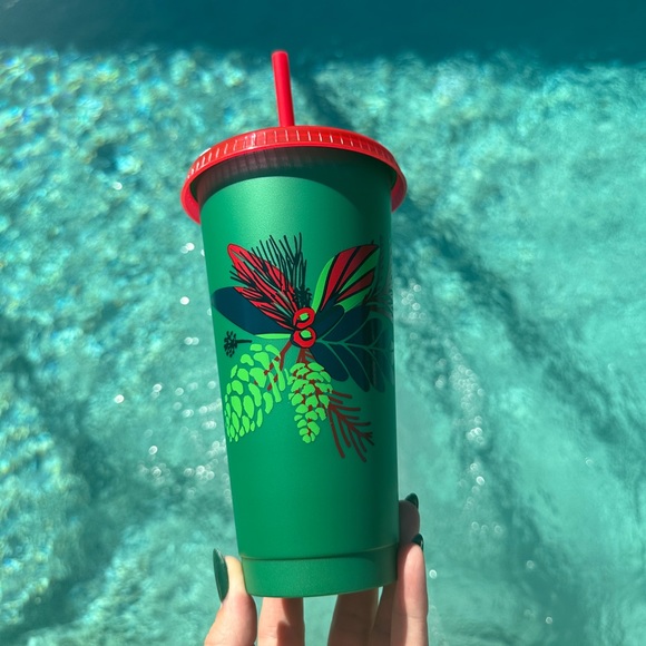 Starbucks 2021 Holiday Reusable Cold Cup Christmas Icon Tumbler